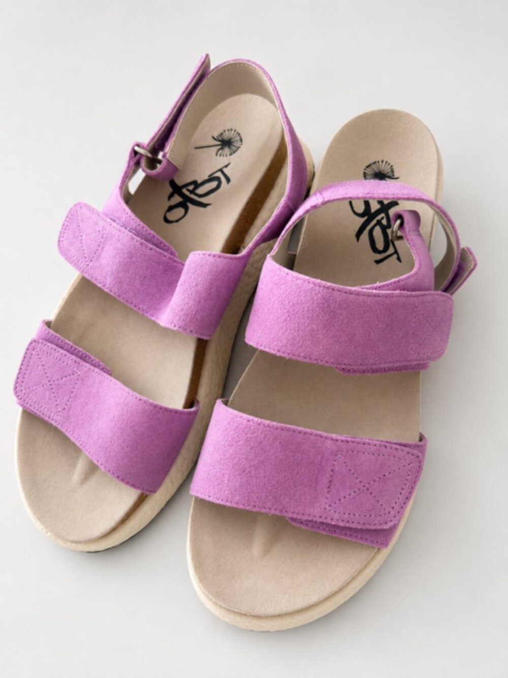 OTBT Pink Suede Adjustable Platform Sandals – Women’s